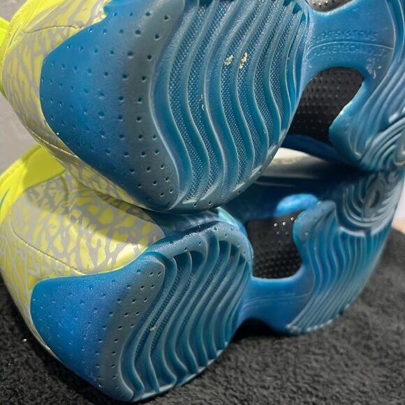 🔥🏀 NIKE Air Flightposite Exposed Volt 616765-700 Basketball Shoes Mens Size 9. - Picture 9 of 12